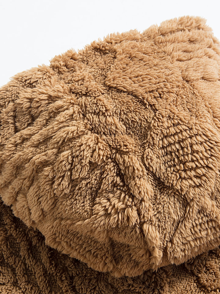 Bluza z kapturem Velinor Jacquard Teddy
