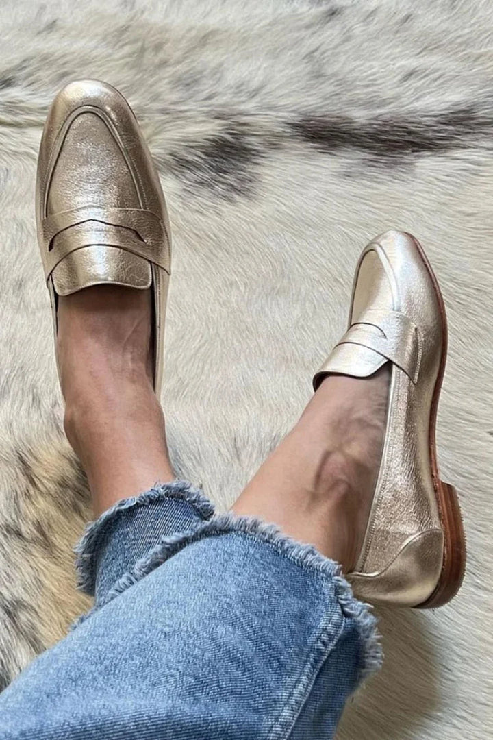 Camélia | Mocassins Métallisés