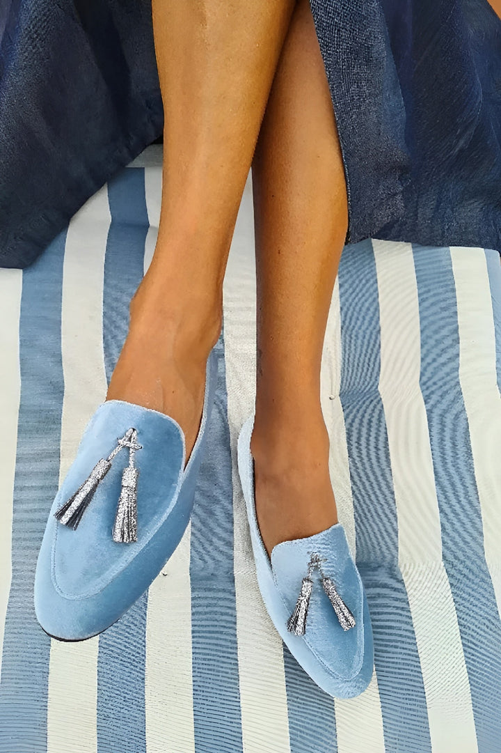 Luna | Mocassins Pompons