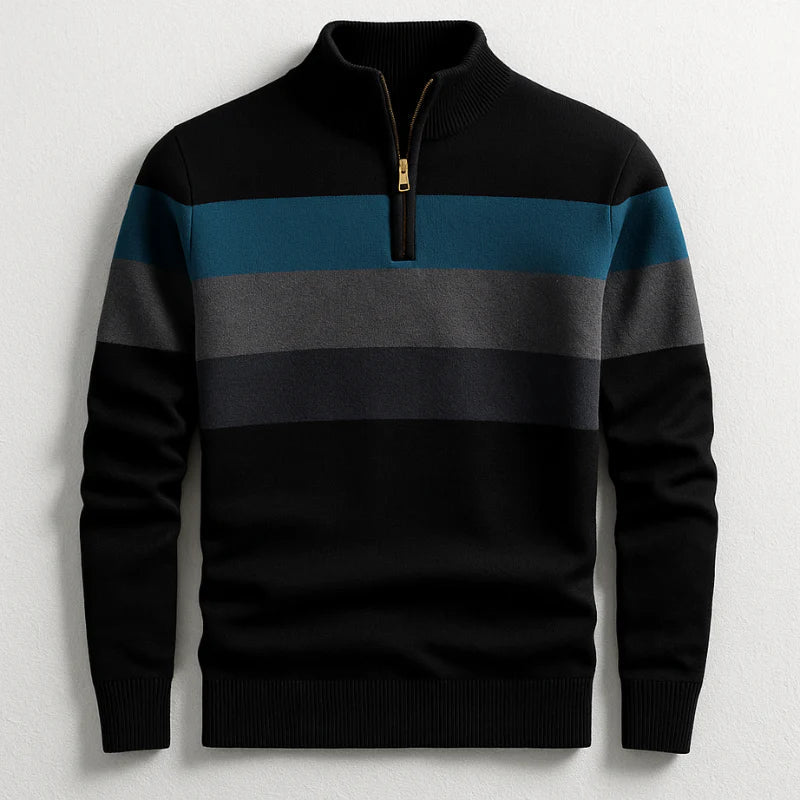 Sweter Elston Heritage z zamkiem na ćwierć