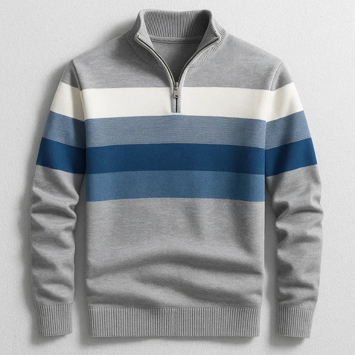 Sweter Elston Heritage z zamkiem na ćwierć