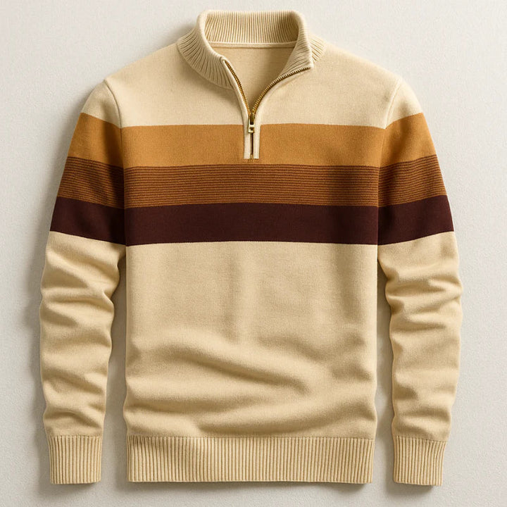 Sweter Elston Heritage z zamkiem na ćwierć