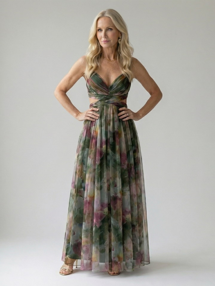 Irena | Robe Maxi Croisée