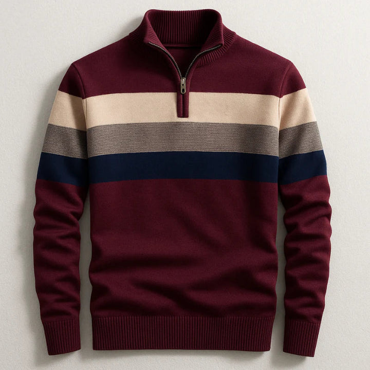 Sweter Elston Heritage z zamkiem na ćwierć