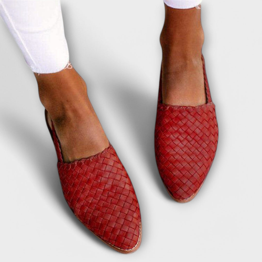 Calista | Mocassins Tressés Élégance