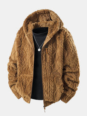 Bluza z kapturem Velinor Jacquard Teddy