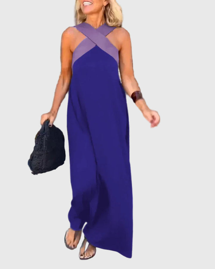 Maëlys | Robe Maxi Dos Nu Élégante