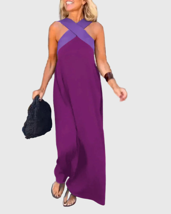 Maëlys | Robe Maxi Dos Nu Élégante