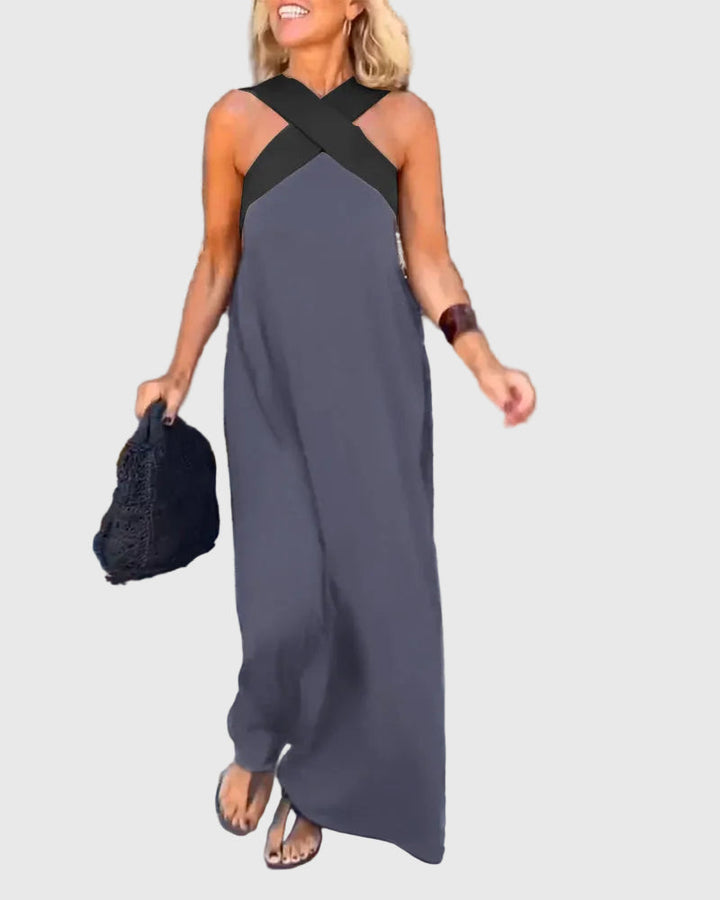 Maëlys | Robe Maxi Dos Nu Élégante