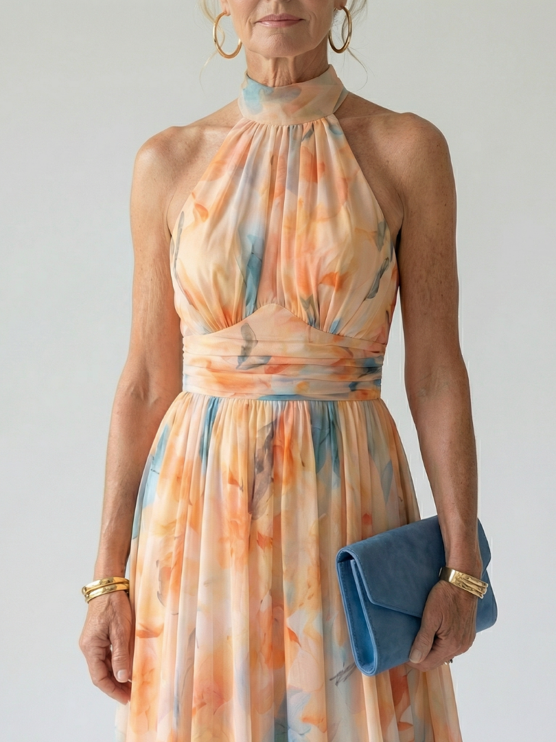 Lena | Robe Midi Halter