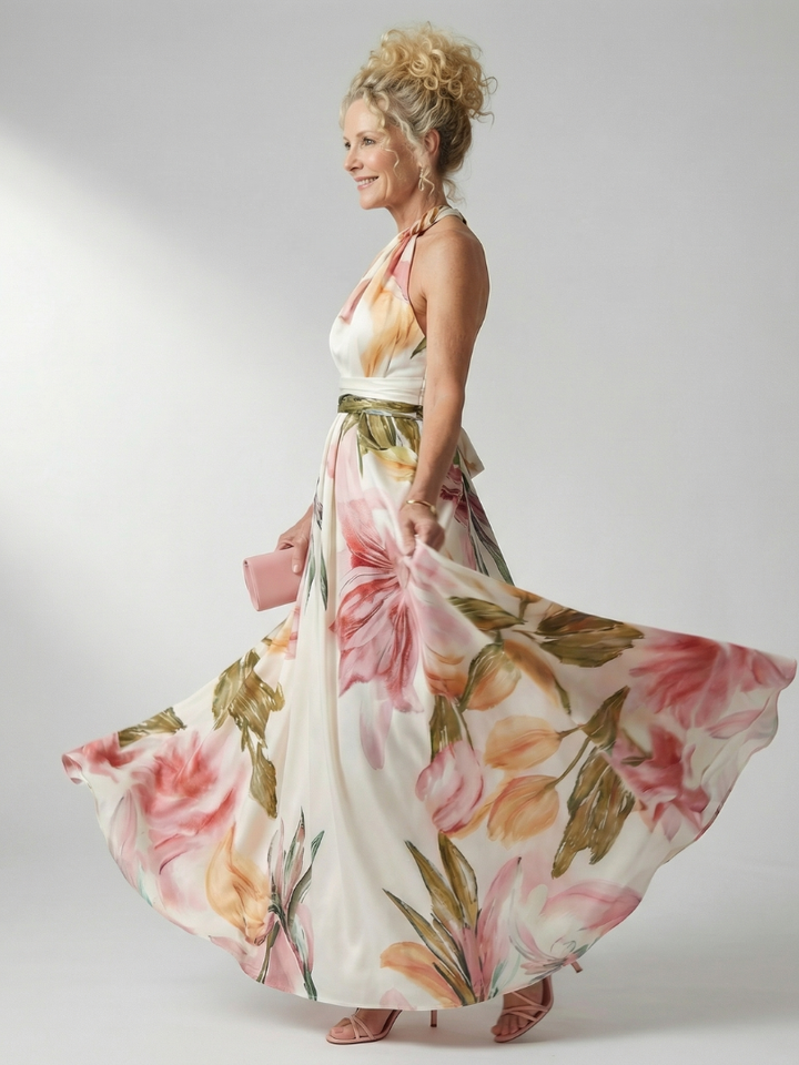 Emilia | Robe Maxi Fleurie