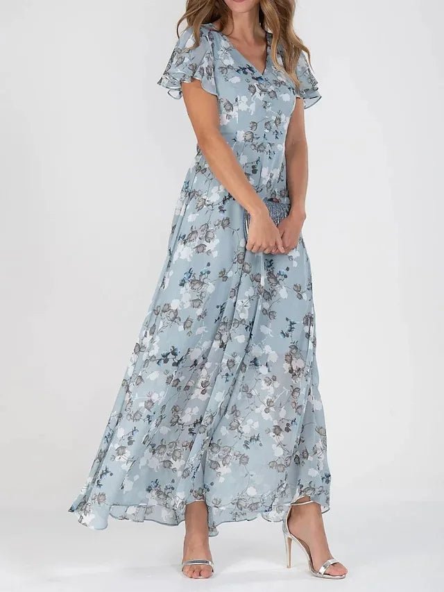 Léonie | Robe Maxi Fleurie Légère