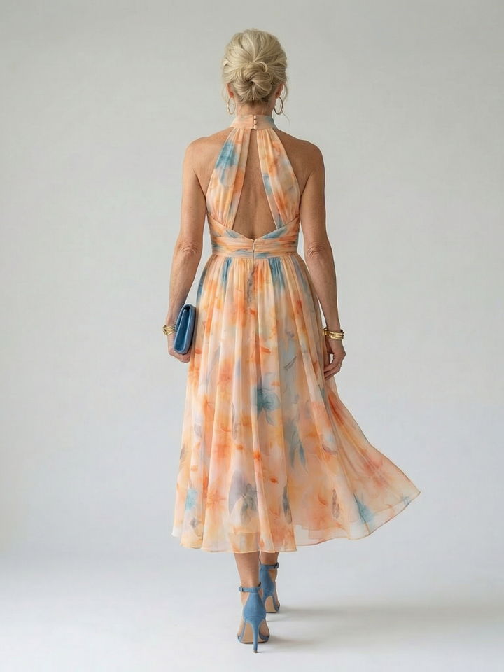 Lena | Robe Midi Halter