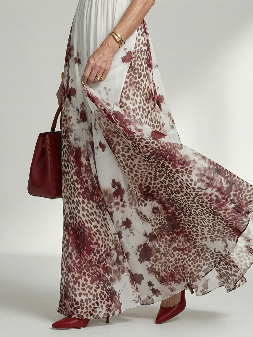 Grażyna | Robe Maxi Plissée