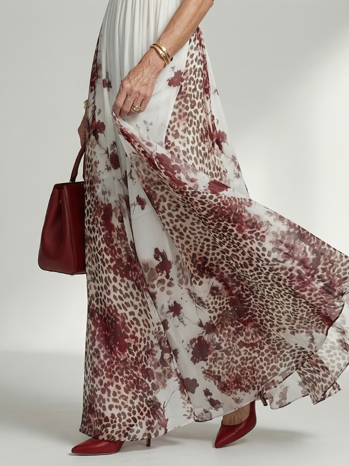 Grażyna | Robe Maxi Plissée