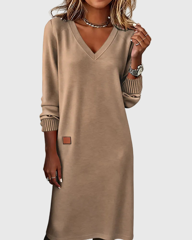 Camélia | Robe Maxi Minimaliste Chic