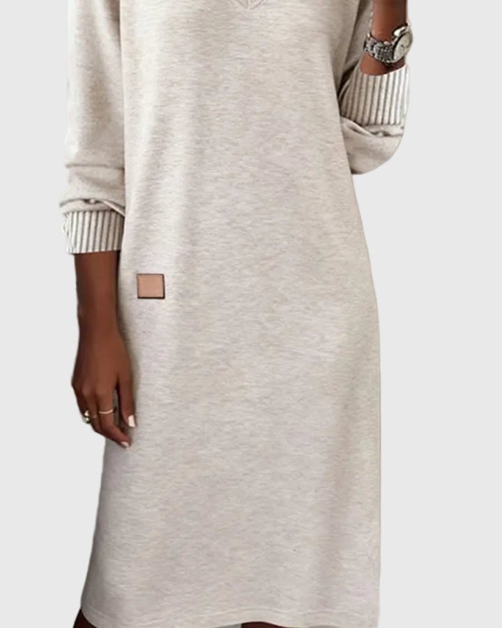 Camélia | Robe Maxi Minimaliste Chic