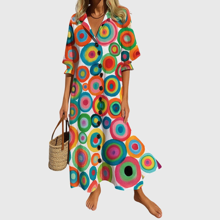 Hortense | Robe Maxi Imprimée Fleurie
