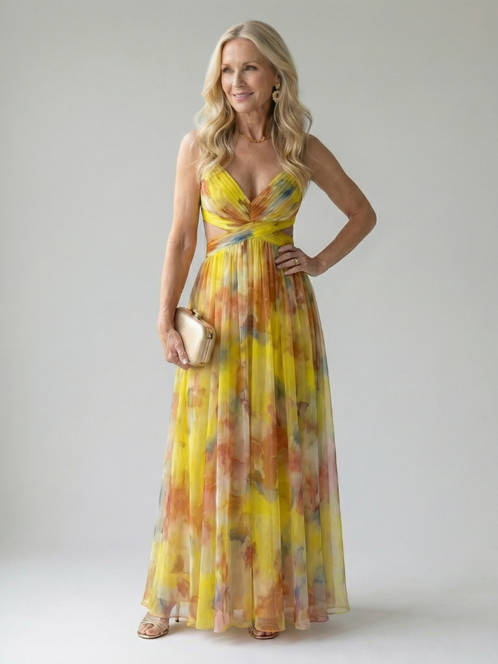 Irena | Robe Maxi Croisée