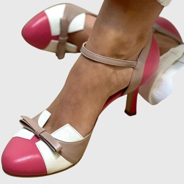 Elise | Mocassins Talon Colorblock