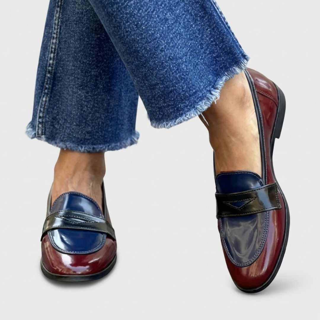 Marine | Mocassins Vernis