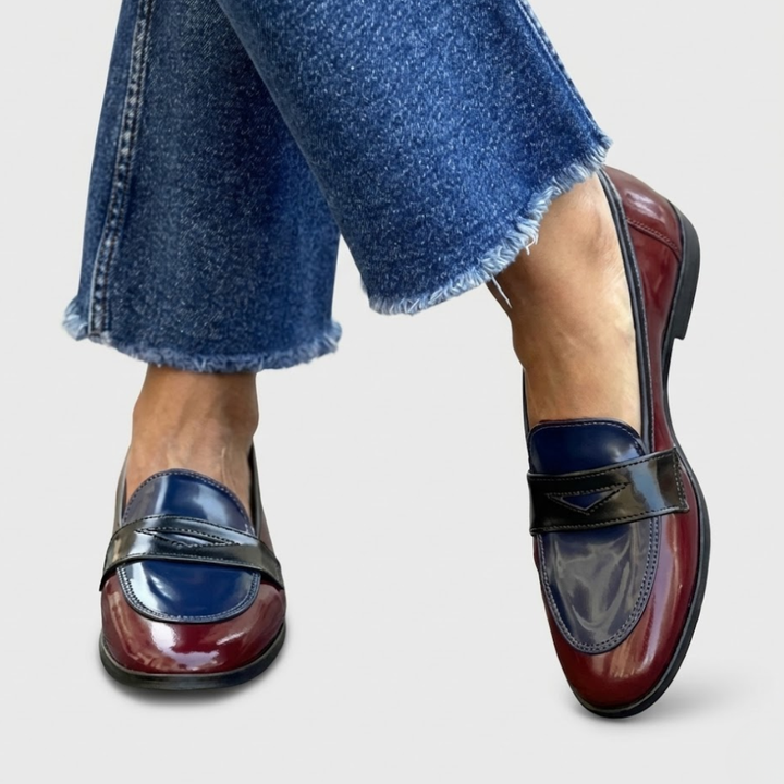 Marine | Mocassins Vernis