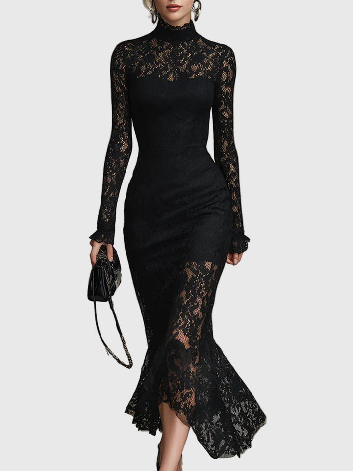 Séraphine | Robe Maxi Dentelle Élégante