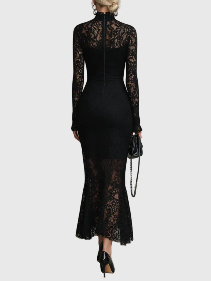 Séraphine | Robe Maxi Dentelle Élégante