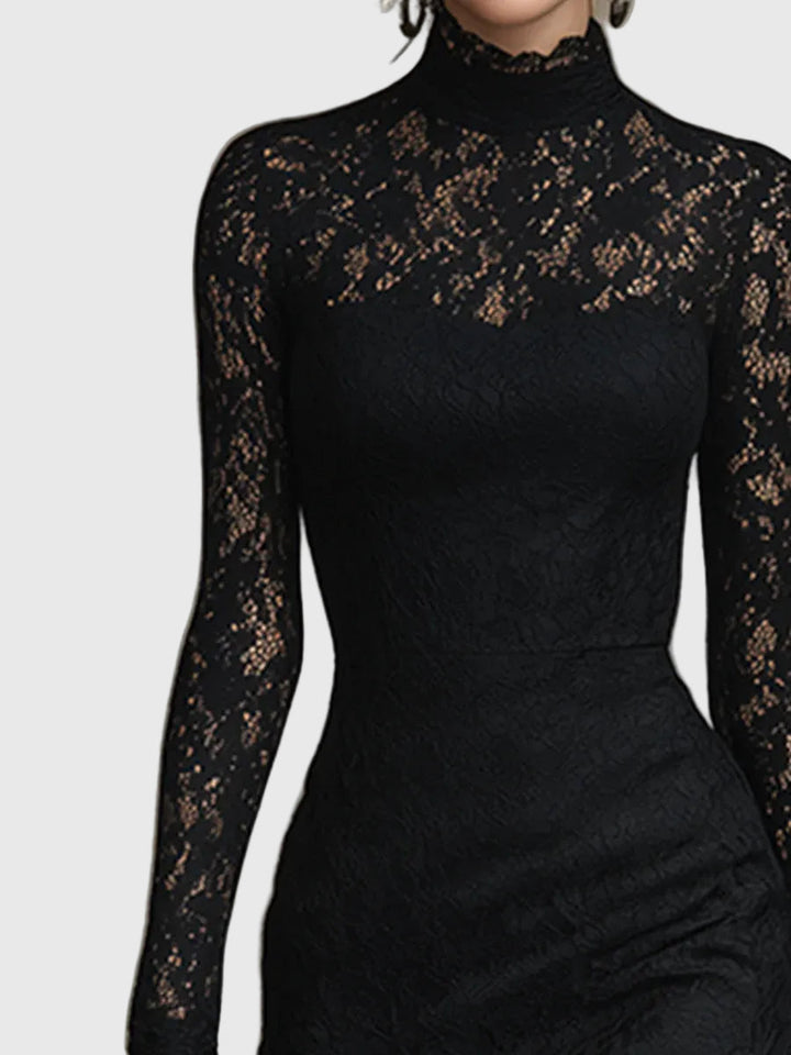 Séraphine | Robe Maxi Dentelle Élégante