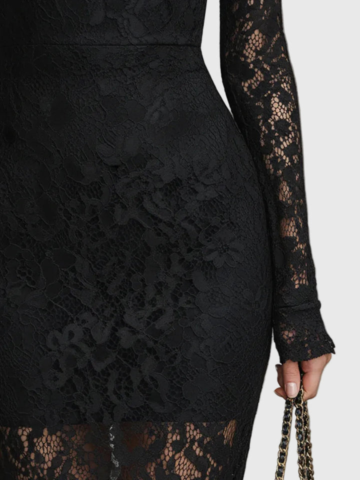 Séraphine | Robe Maxi Dentelle Élégante