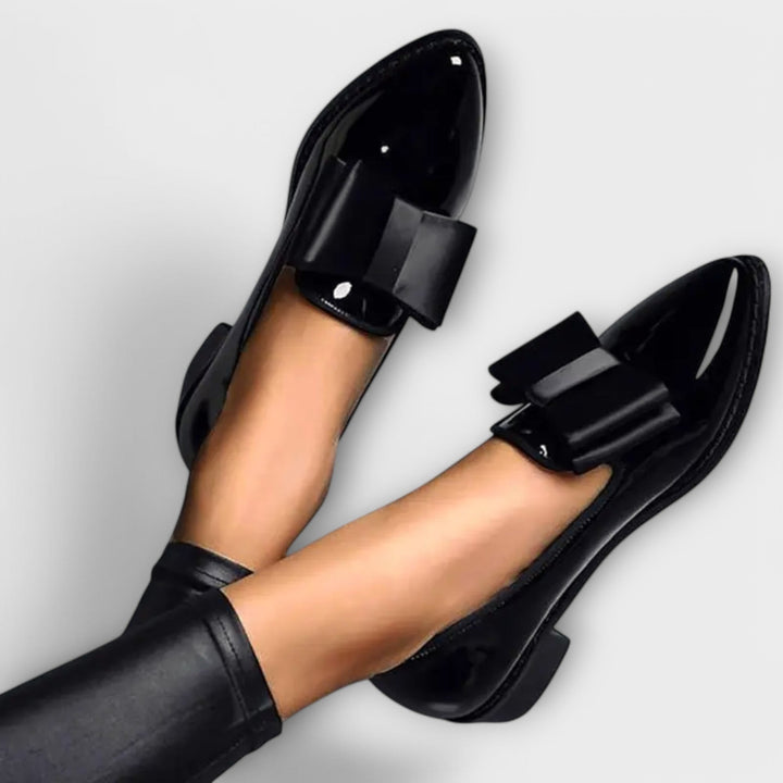 Léonie | Mocassins Vernis Nœud