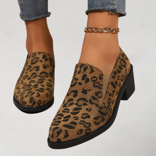 Savina | Mocassins Léopard Confort