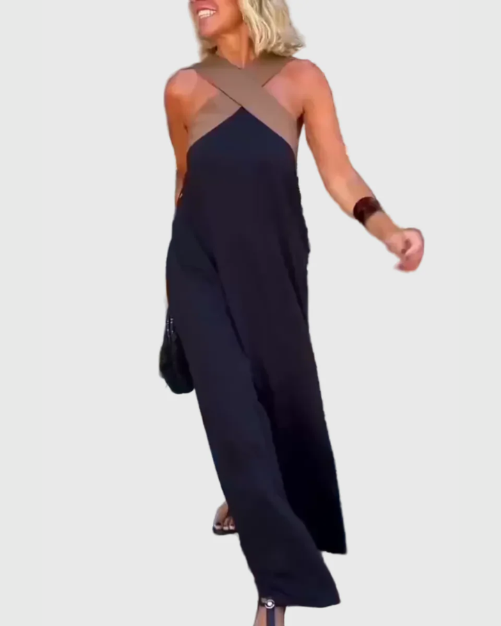 Maëlys | Robe Maxi Dos Nu Élégante