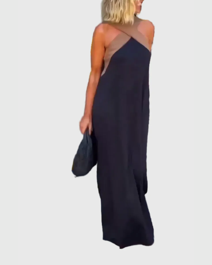 Maëlys | Robe Maxi Dos Nu Élégante