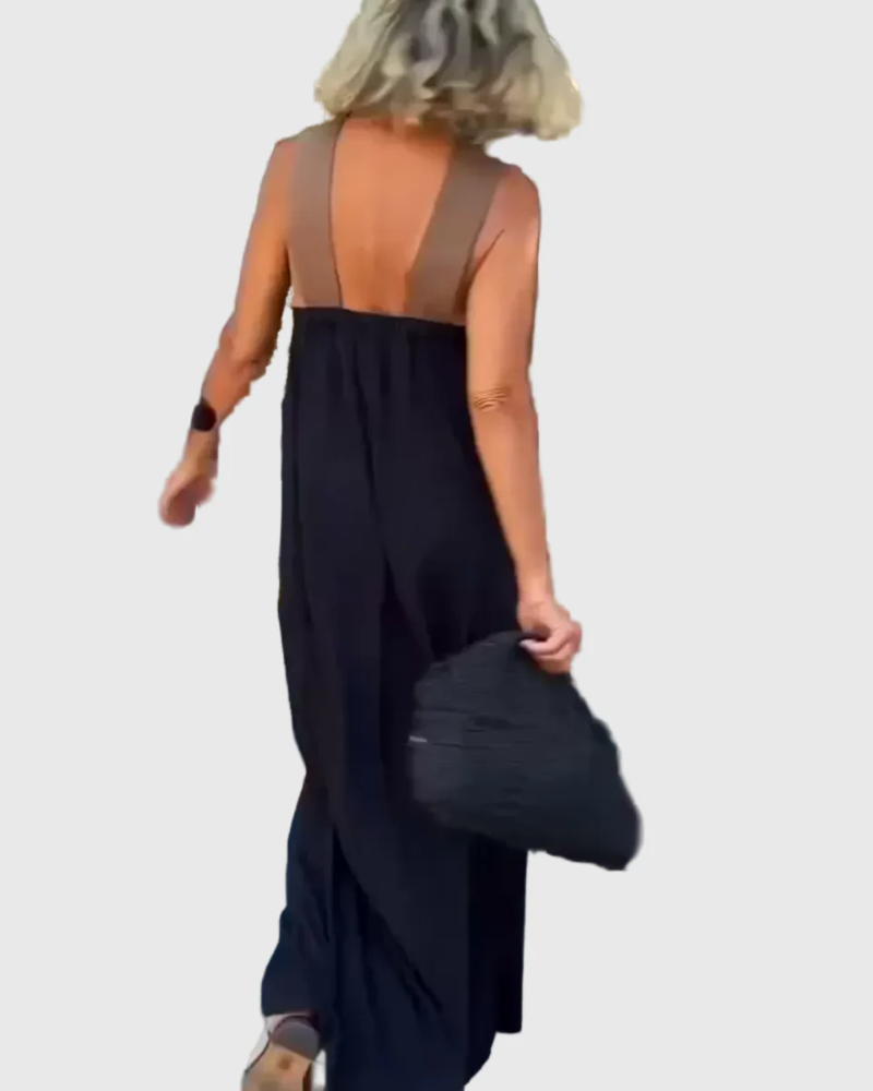 Maëlys | Robe Maxi Dos Nu Élégante