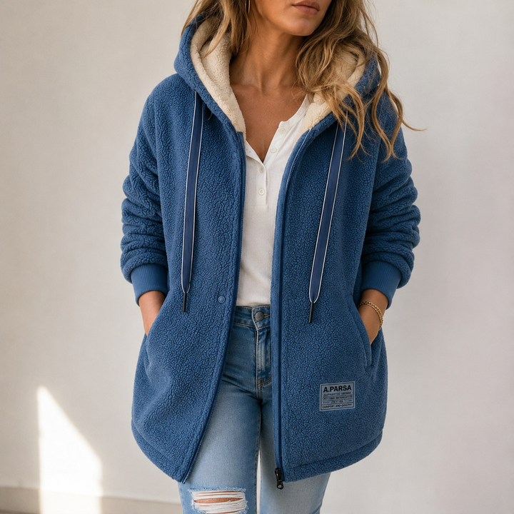 Wendy | Veste en Fleece Douillette avec Capuche