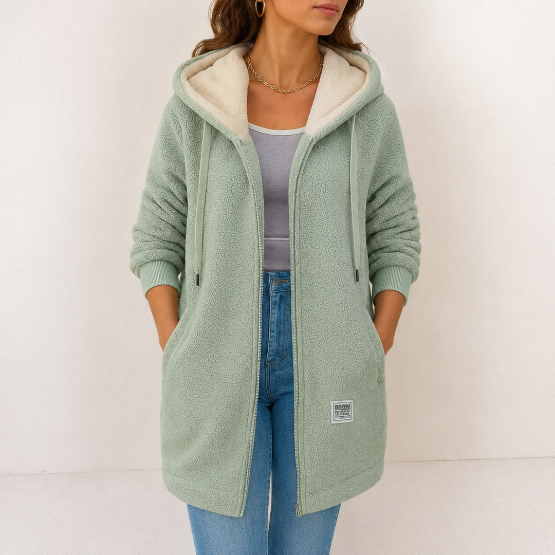 Wendy | Veste en Fleece Douillette avec Capuche