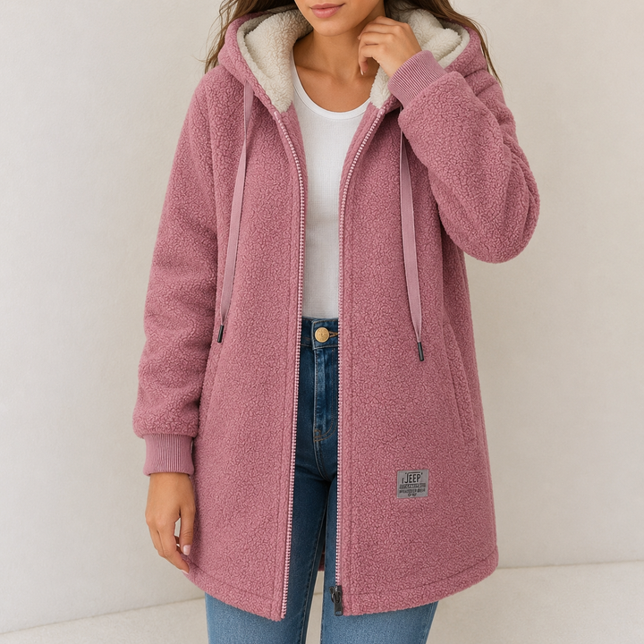 Wendy | Veste en Fleece Douillette avec Capuche