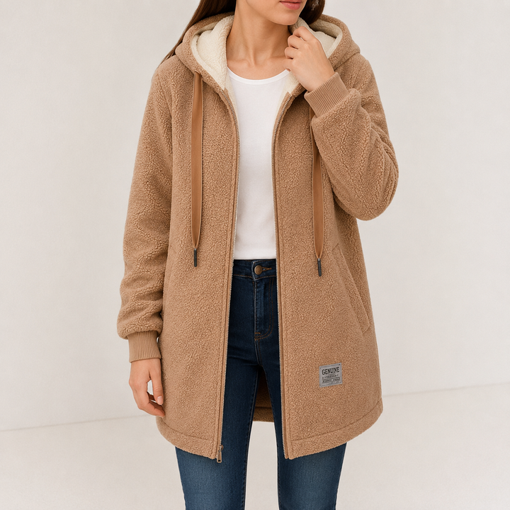 Wendy | Veste en Fleece Douillette avec Capuche