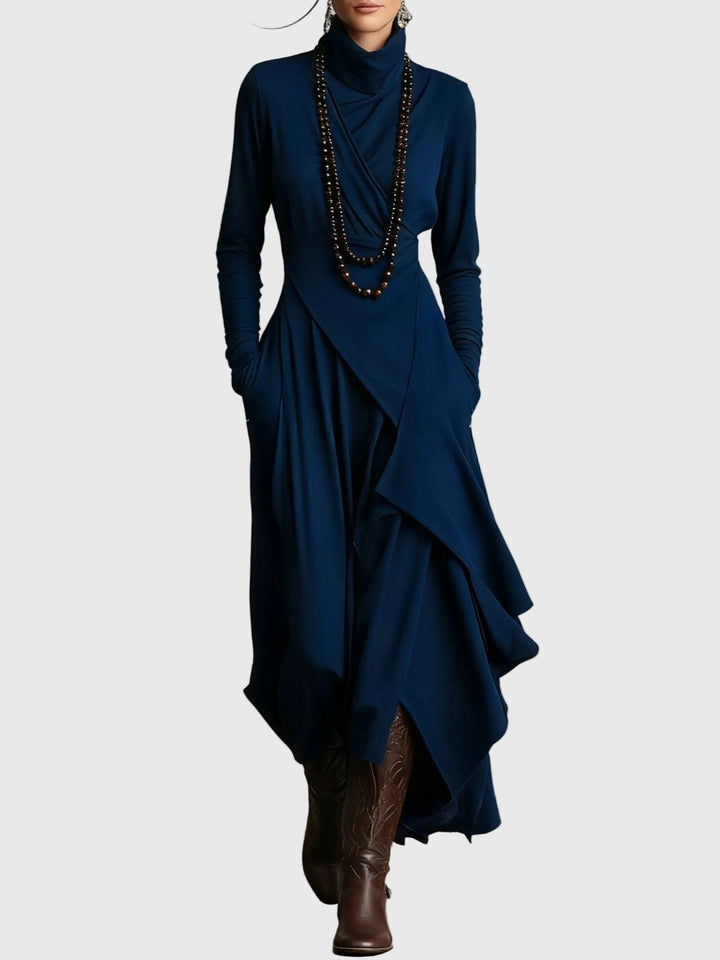 Isabeau | Robe Maxi Drapée Élégance