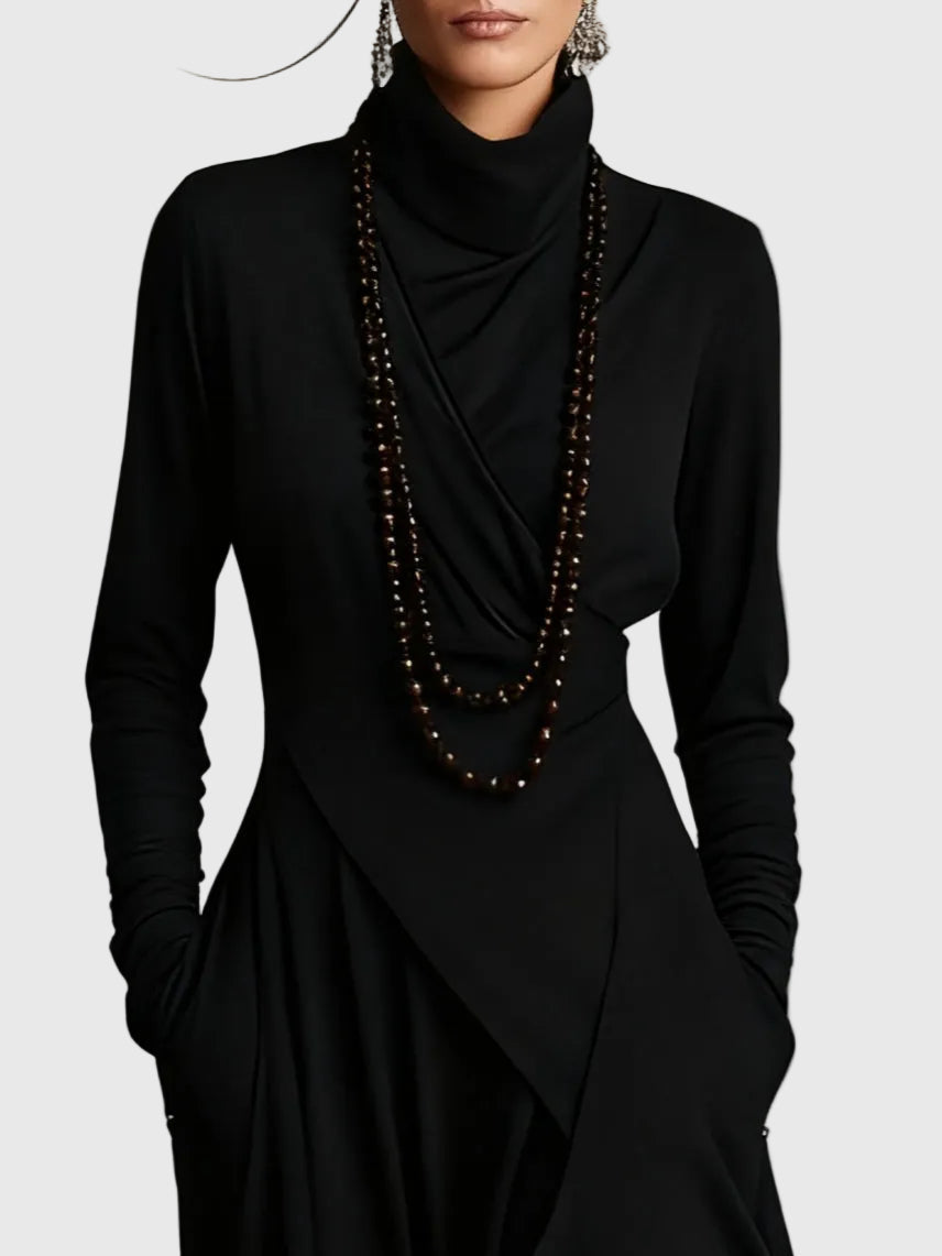 Isabeau | Robe Maxi Drapée Élégance
