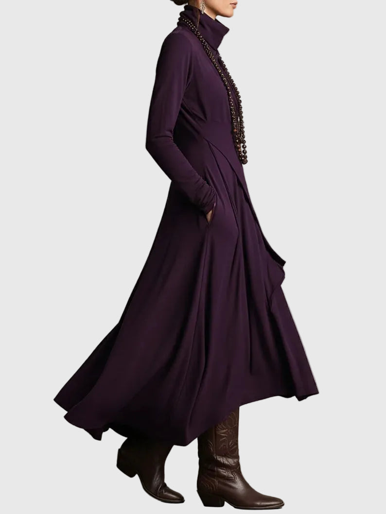Isabeau | Robe Maxi Drapée Élégance