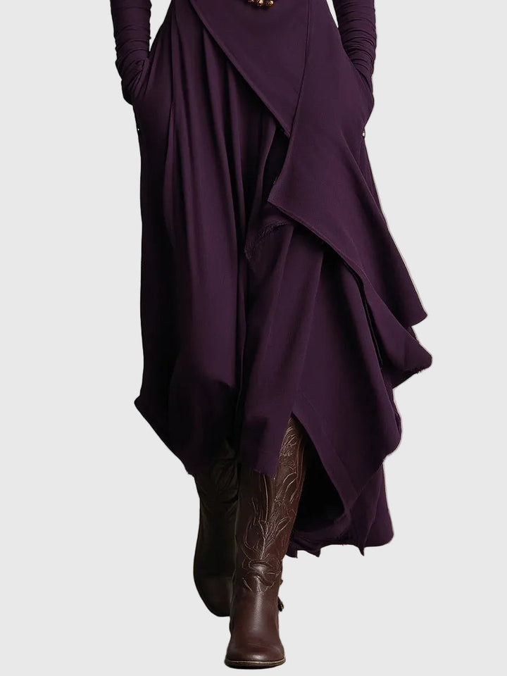 Isabeau | Robe Maxi Drapée Élégance