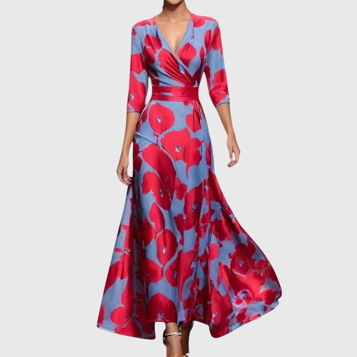 Sidonie | Robe Maxi Cache-Cœur Florale