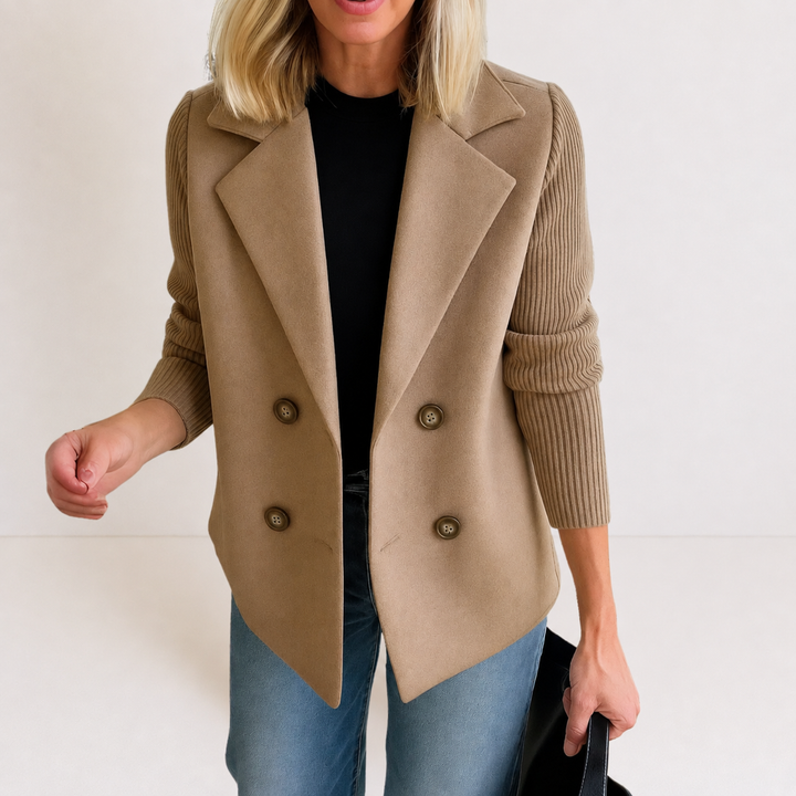 Caroline | Veste avec manches en tricot