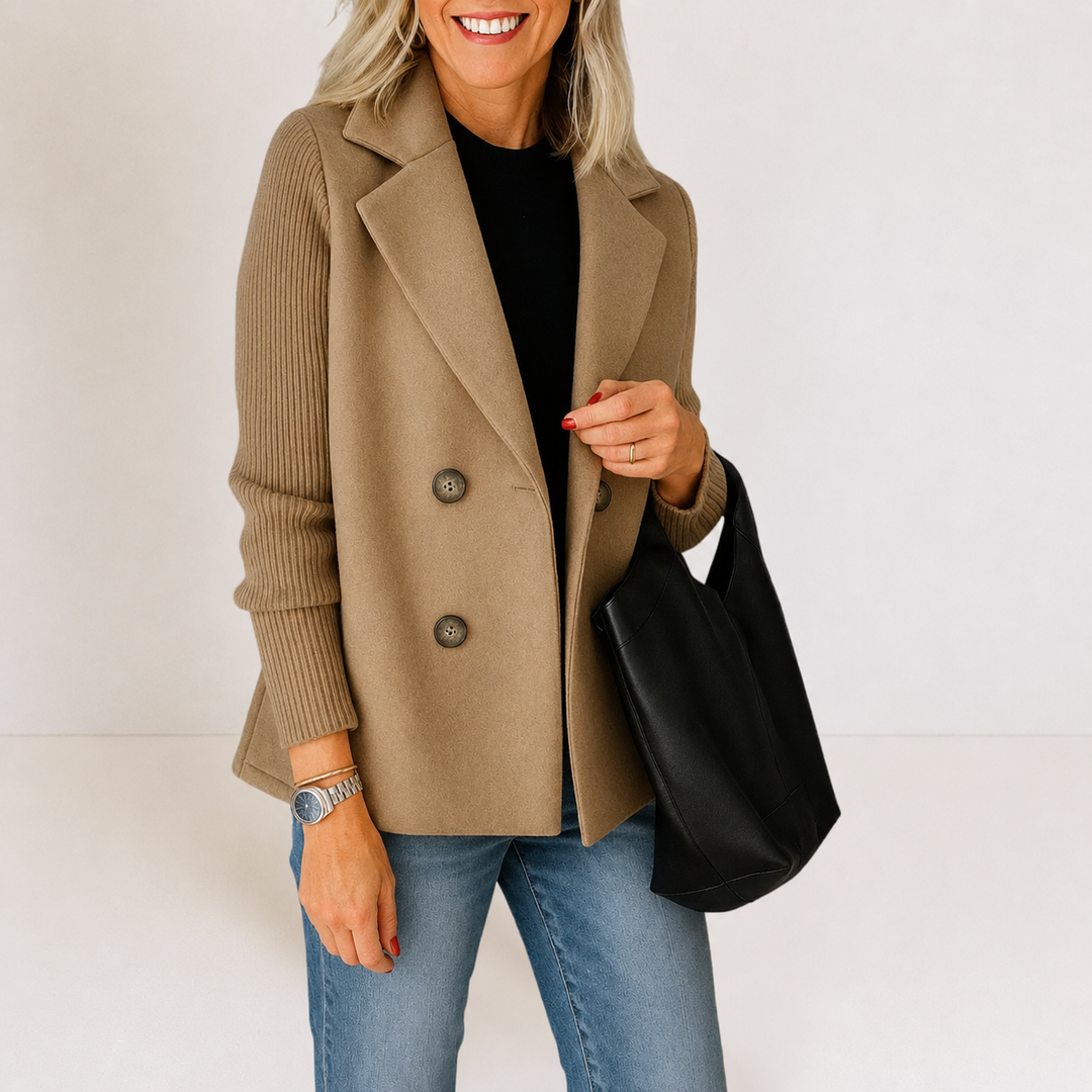 Caroline | Veste avec manches en tricot
