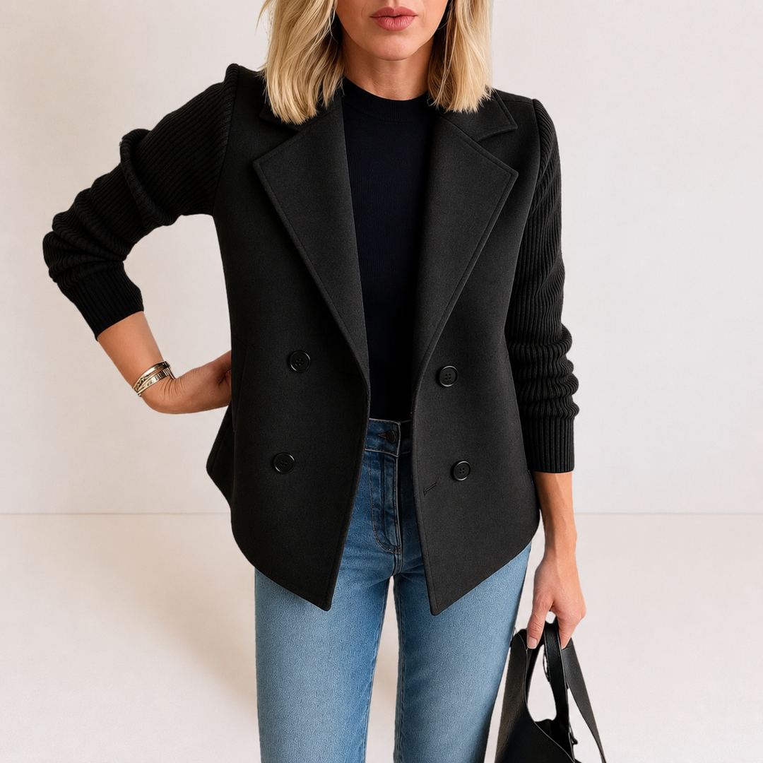 Caroline | Veste avec manches en tricot