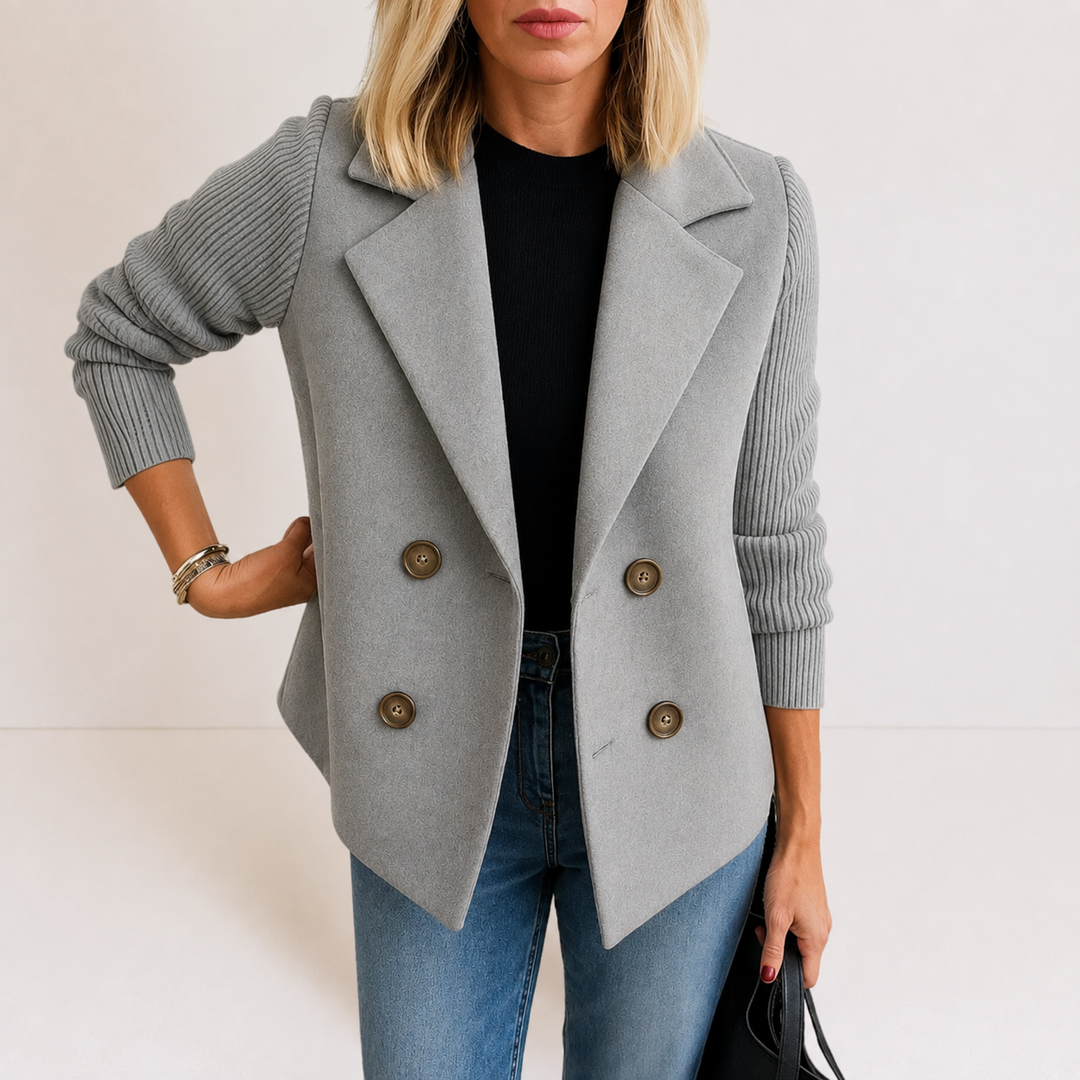 Caroline | Veste avec manches en tricot