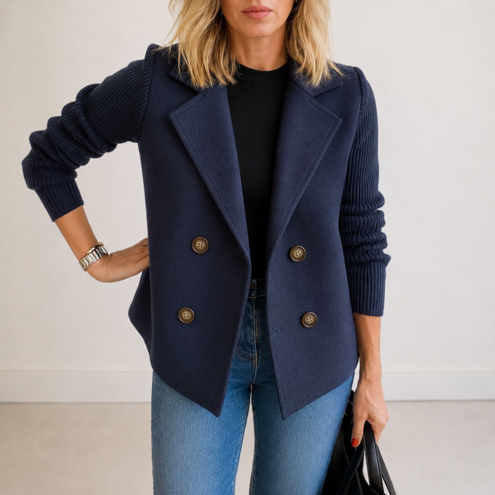Caroline | Veste avec manches en tricot