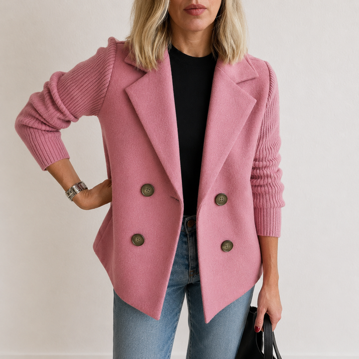Caroline | Veste avec manches en tricot